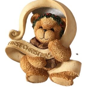 Festive Teddy Bear Ornament